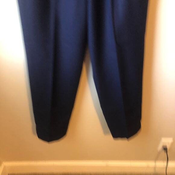 The Eagle's Eye Vintage Navy Wool Pants Preloved Women's Size 12 - Picture 6 of 10